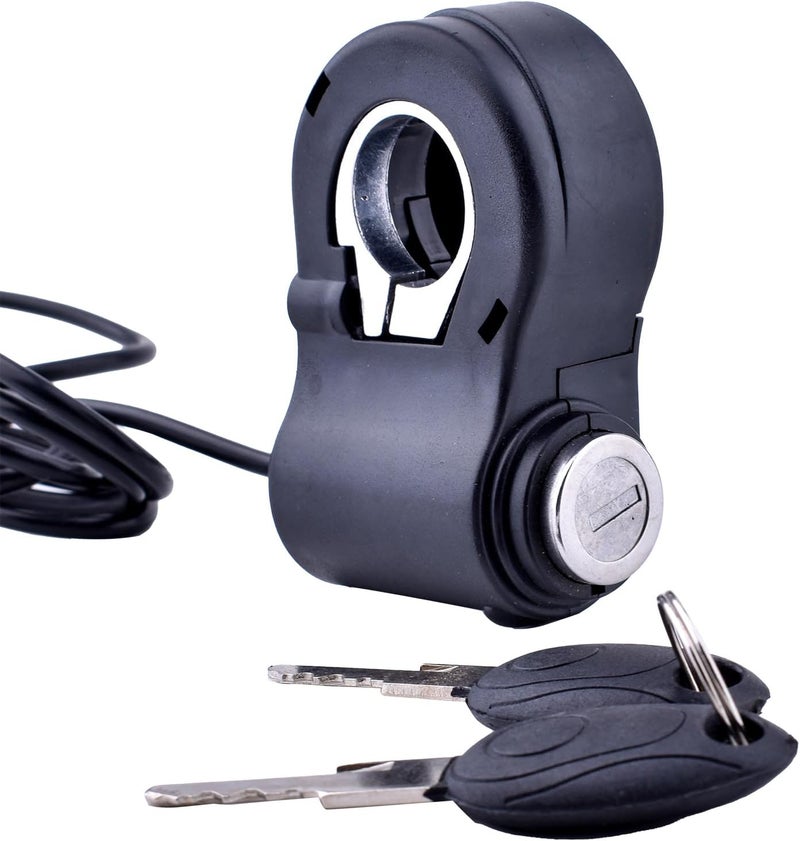 Chokayaky Universal Bike Key Ignition 12V-96V Ebike Ignition Switch with Key Superior Anti-Theft Electric Scooter Key Switch 2 Wires Electric Scooter Ignition Lock Key Switch Scooter Key Ignition Replacement - Image 1